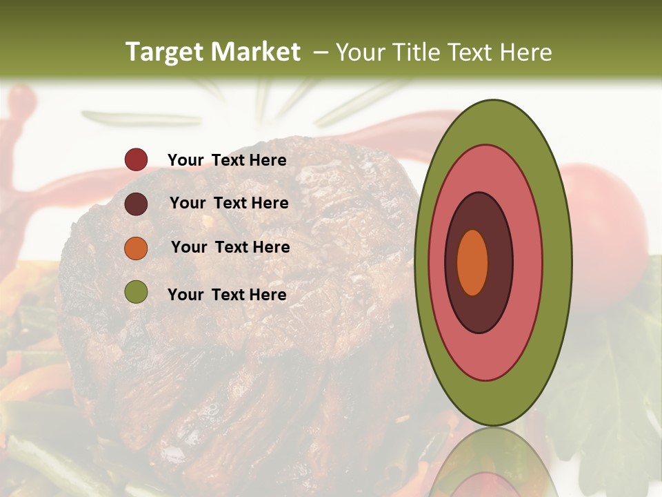 Steak Beans Meat PowerPoint Template