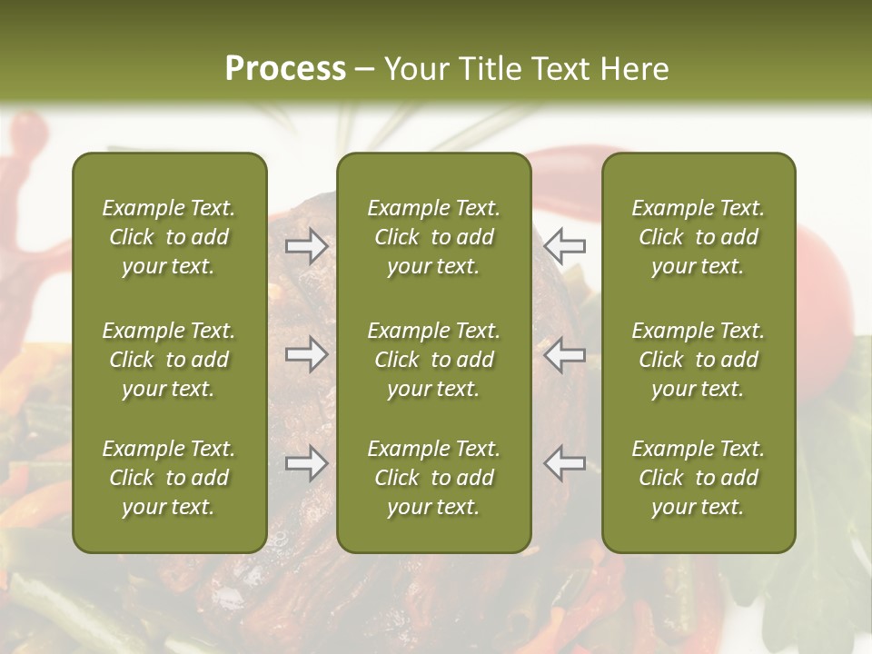 Steak Beans Meat PowerPoint Template