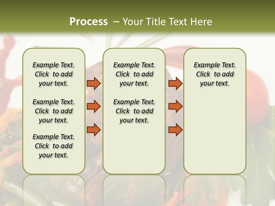 Steak Beans Meat PowerPoint Template