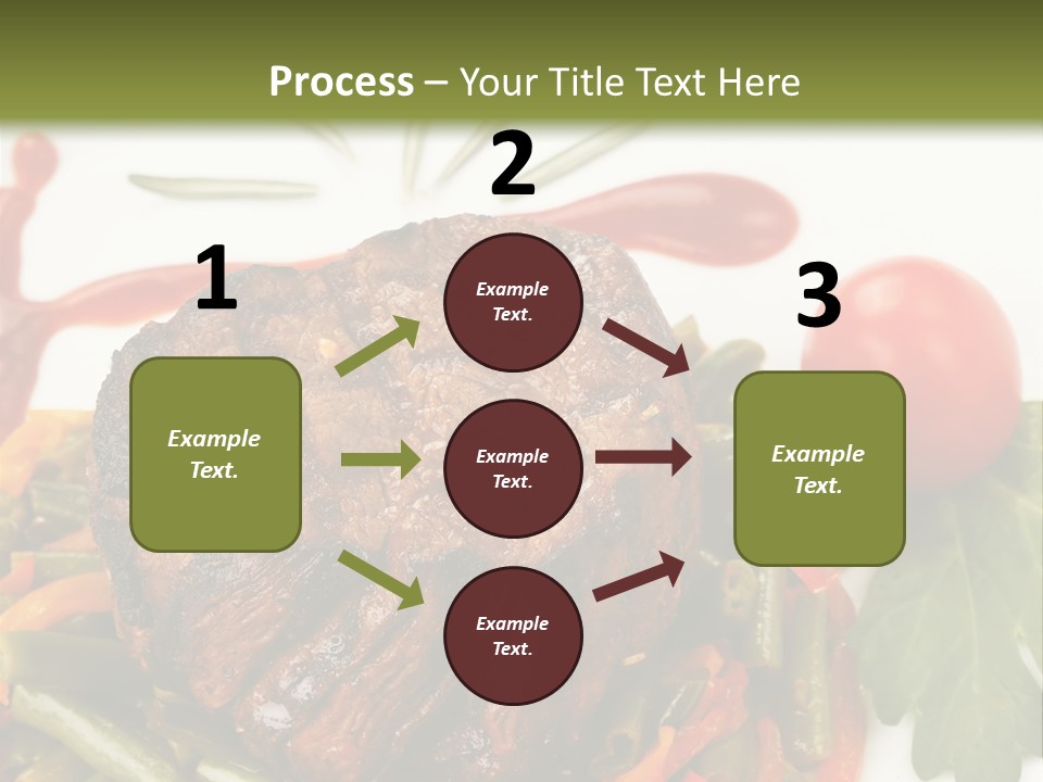 Steak Beans Meat PowerPoint Template