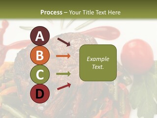 Steak Beans Meat PowerPoint Template