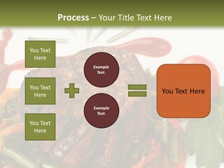 Steak Beans Meat PowerPoint Template