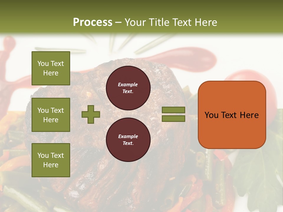 Steak Beans Meat PowerPoint Template