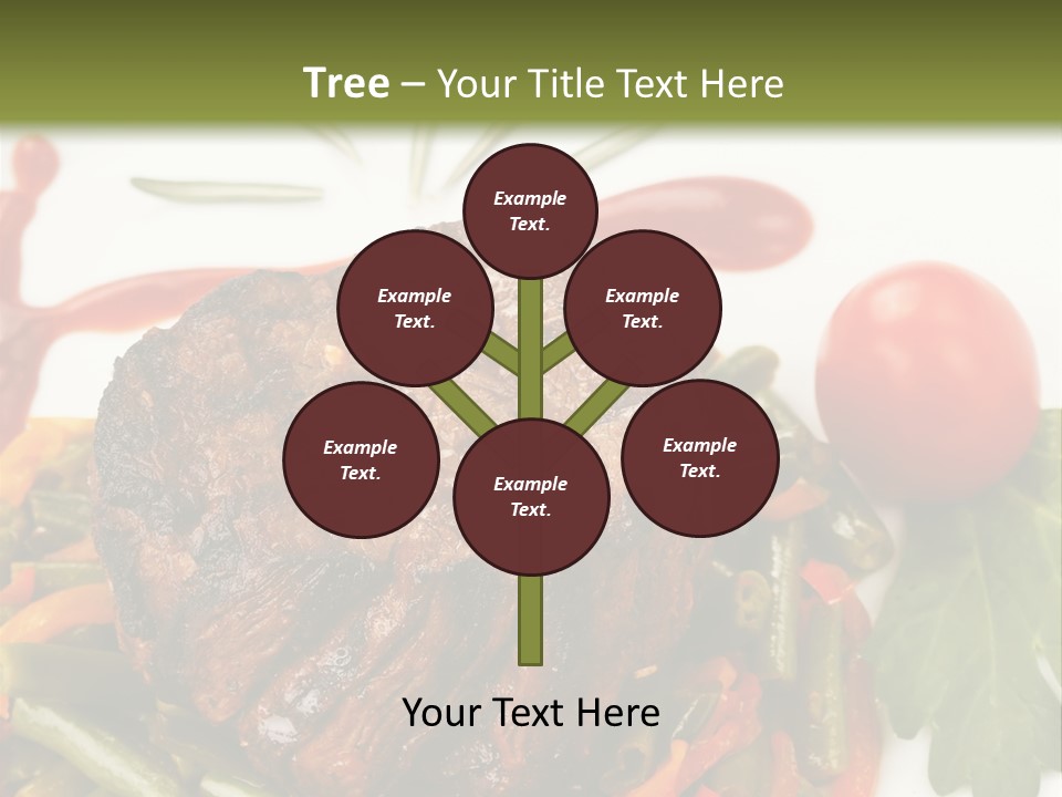 Steak Beans Meat PowerPoint Template