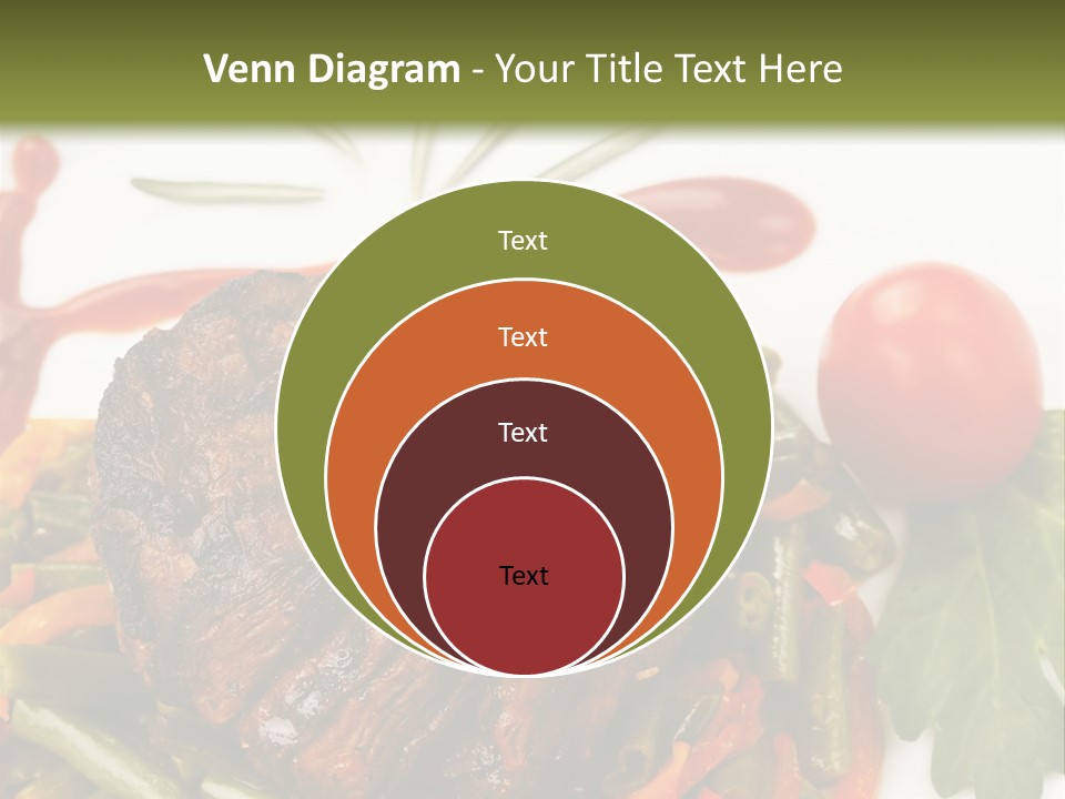 Steak Beans Meat PowerPoint Template