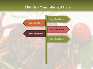 Steak Beans Meat PowerPoint Template