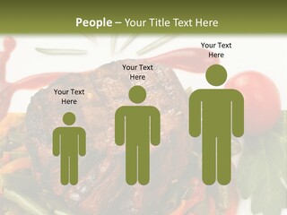 Steak Beans Meat PowerPoint Template