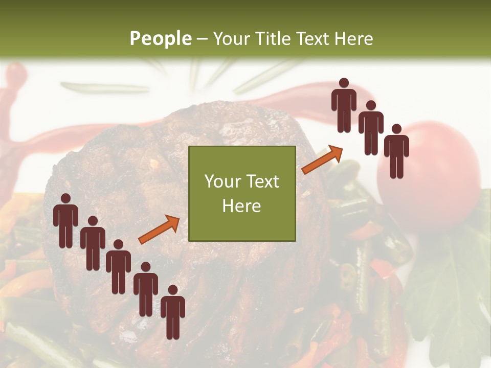Steak Beans Meat PowerPoint Template