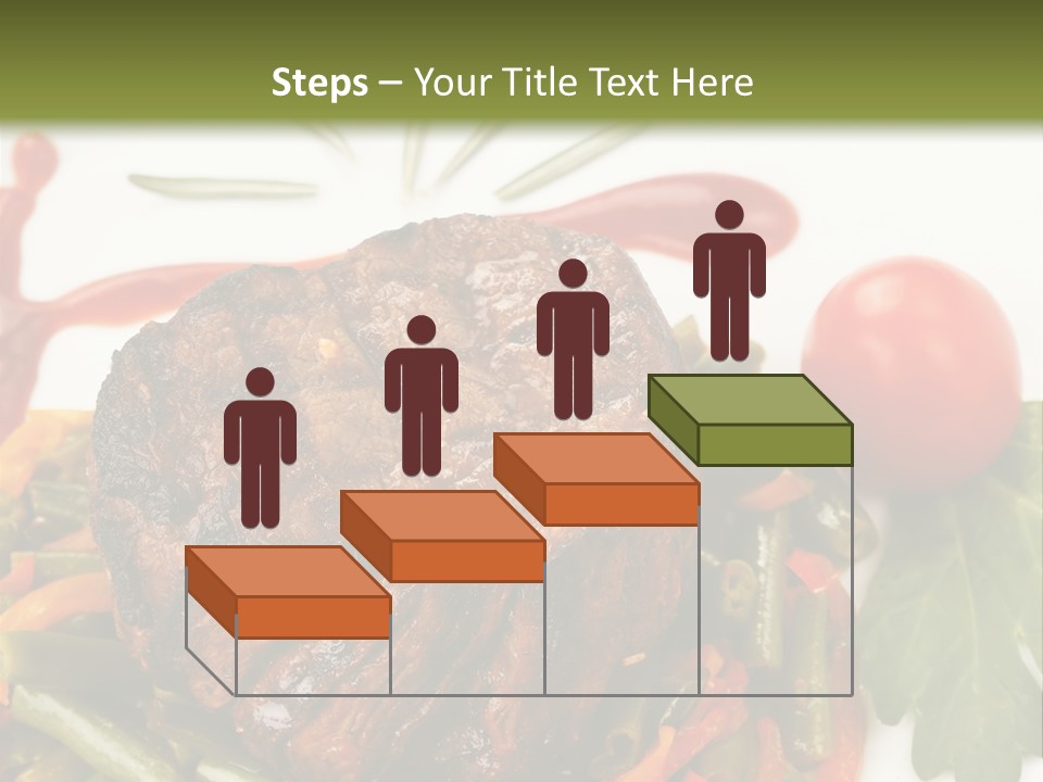 Steak Beans Meat PowerPoint Template
