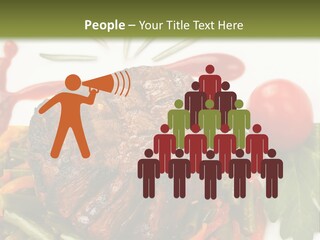 Steak Beans Meat PowerPoint Template