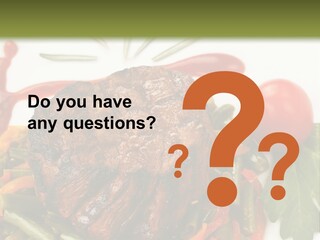 Steak Beans Meat PowerPoint Template