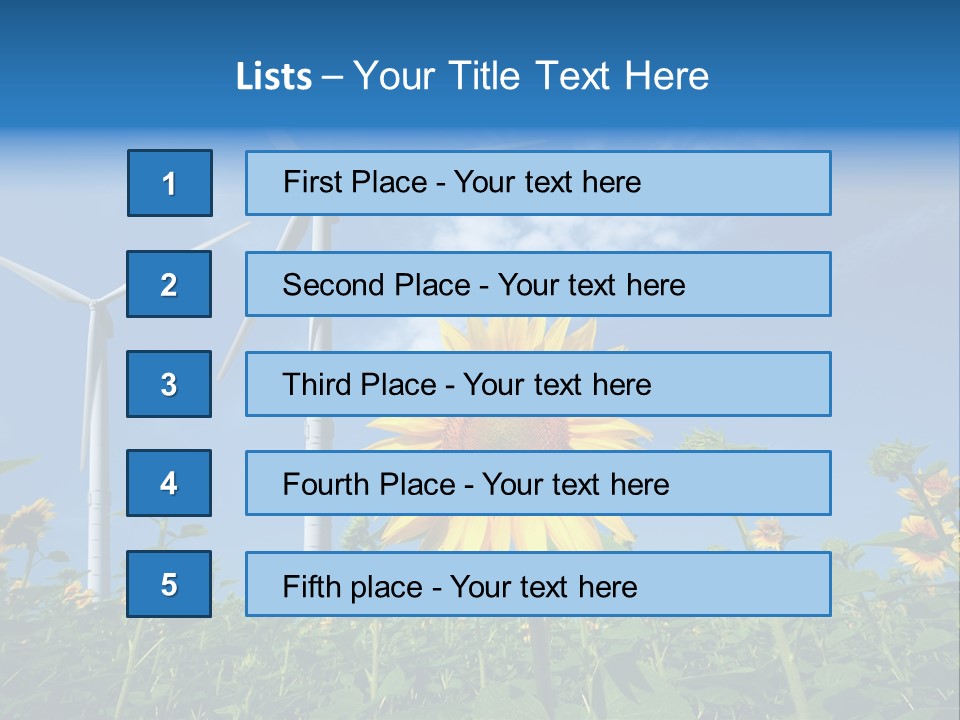 Mill Eco Yellow PowerPoint Template