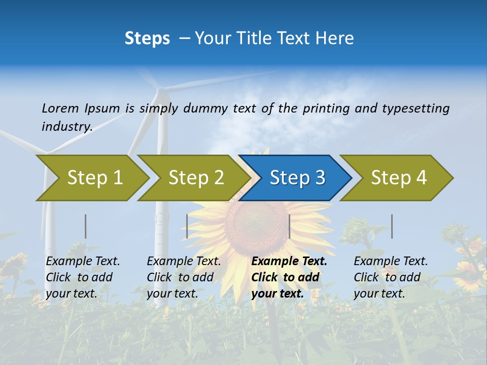 Mill Eco Yellow PowerPoint Template