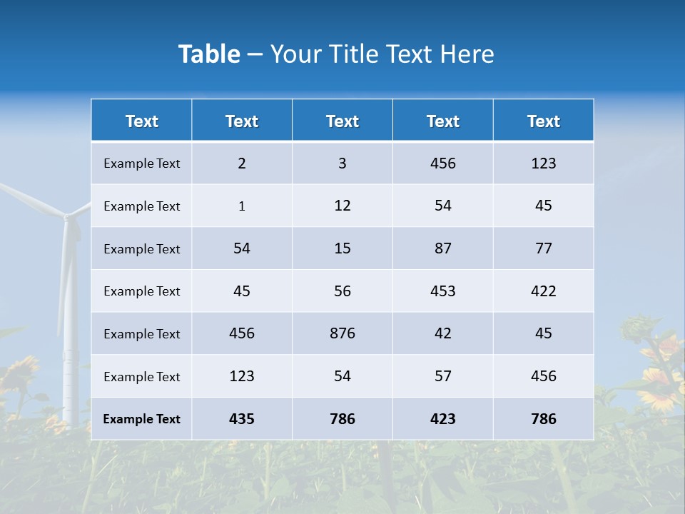 Mill Eco Yellow PowerPoint Template