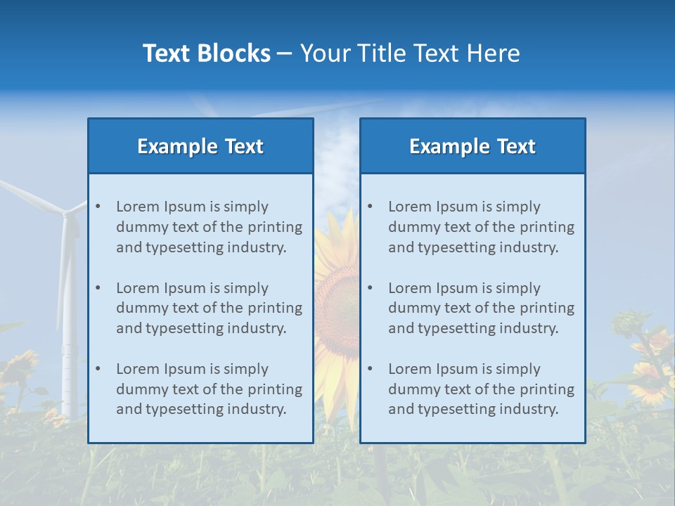 Mill Eco Yellow PowerPoint Template