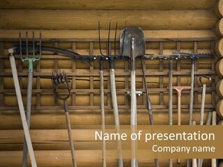 Rake Metal Design PowerPoint Template