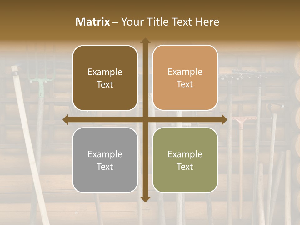 Rake Metal Design PowerPoint Template