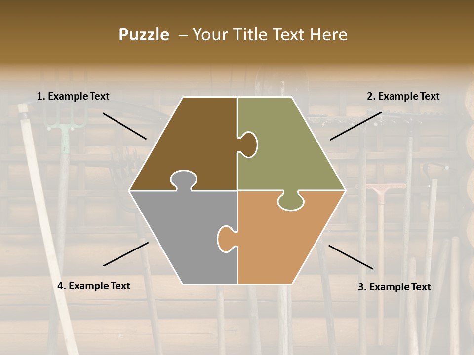 Rake Metal Design PowerPoint Template