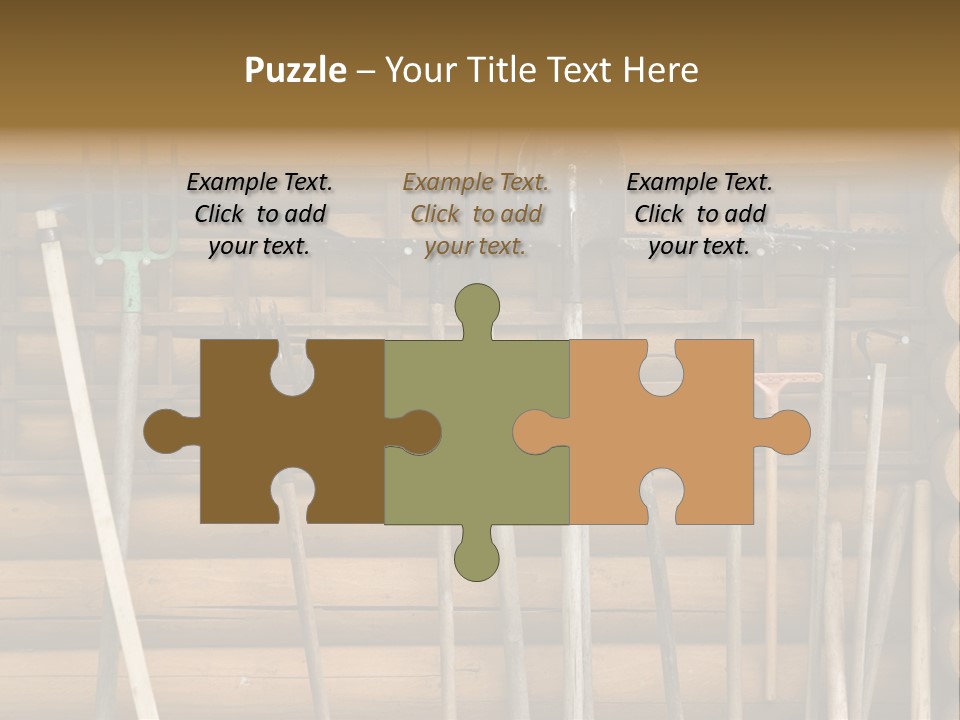 Rake Metal Design PowerPoint Template