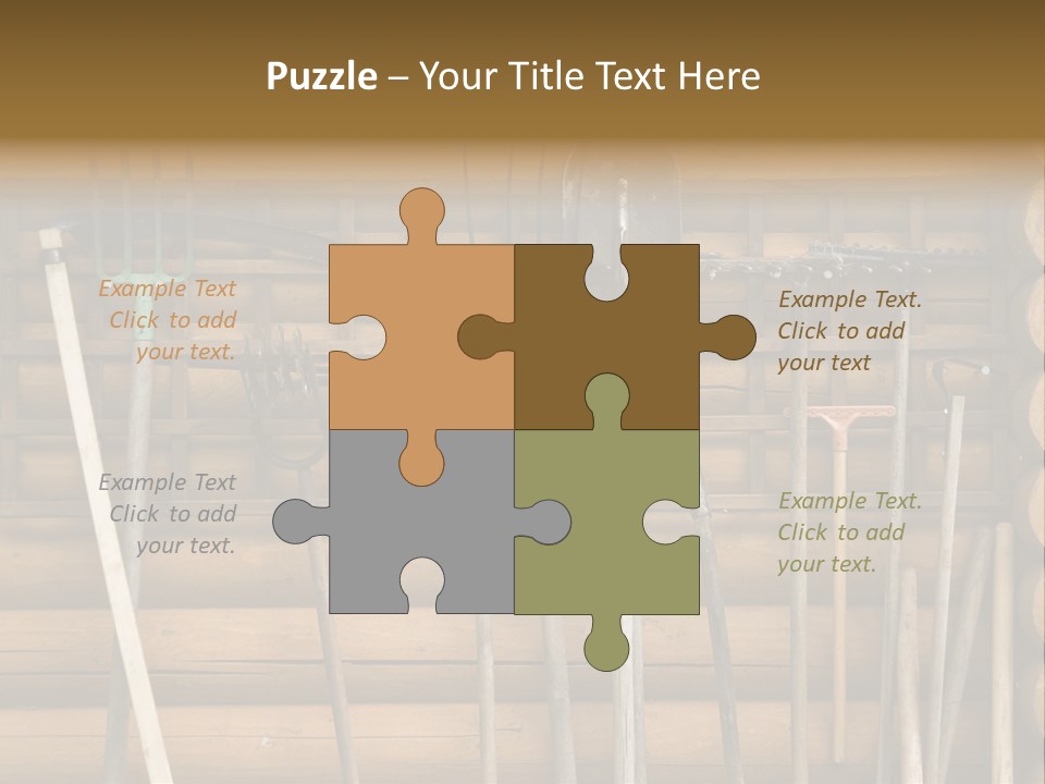 Rake Metal Design PowerPoint Template