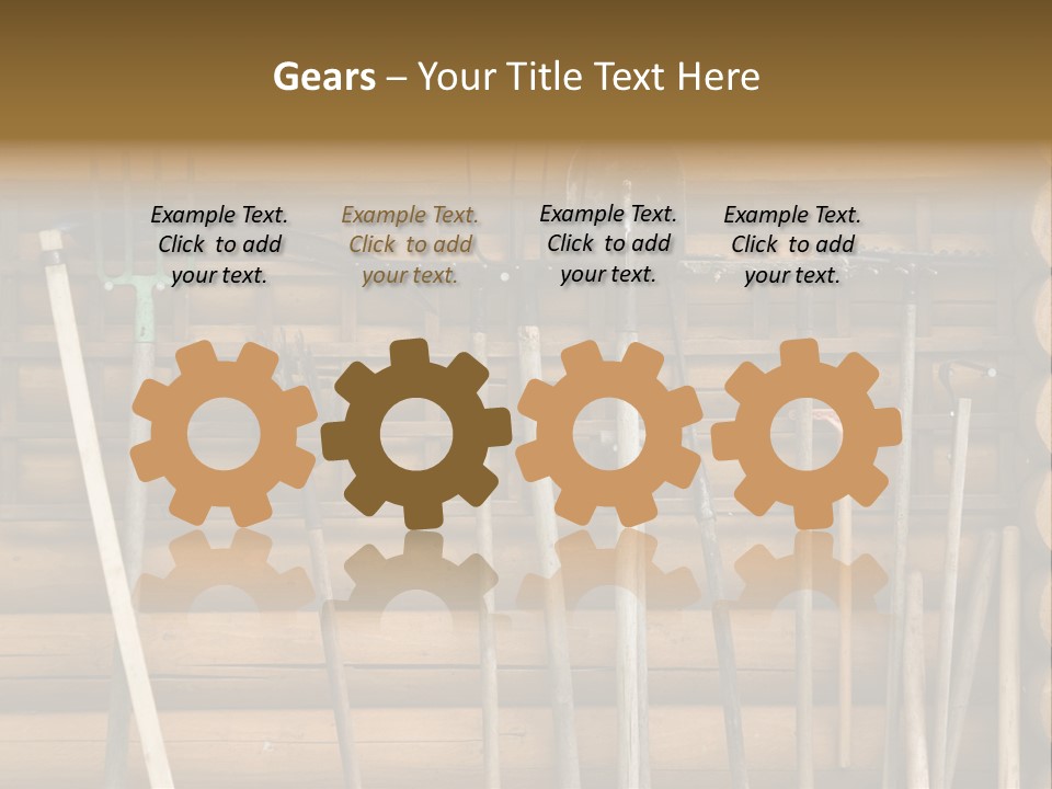 Rake Metal Design PowerPoint Template