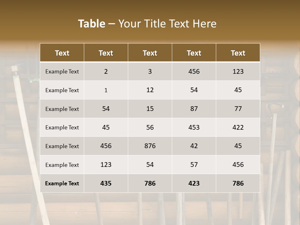 Rake Metal Design PowerPoint Template