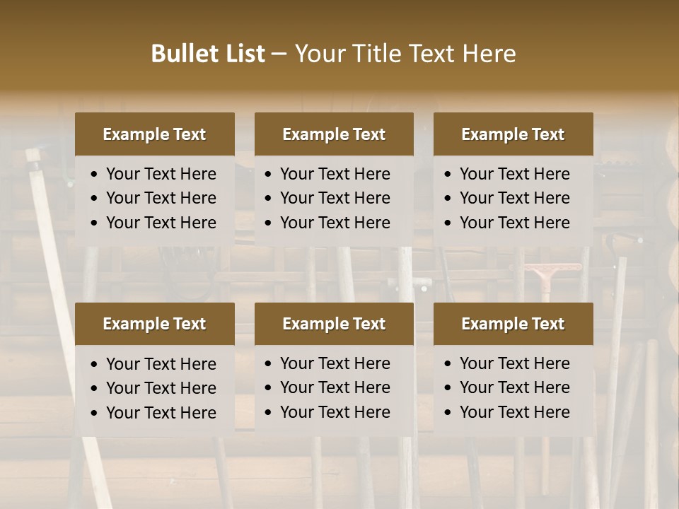 Rake Metal Design PowerPoint Template