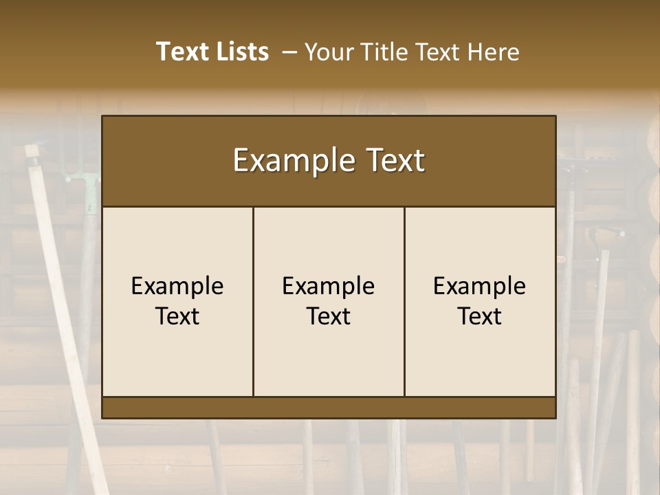 Rake Metal Design PowerPoint Template
