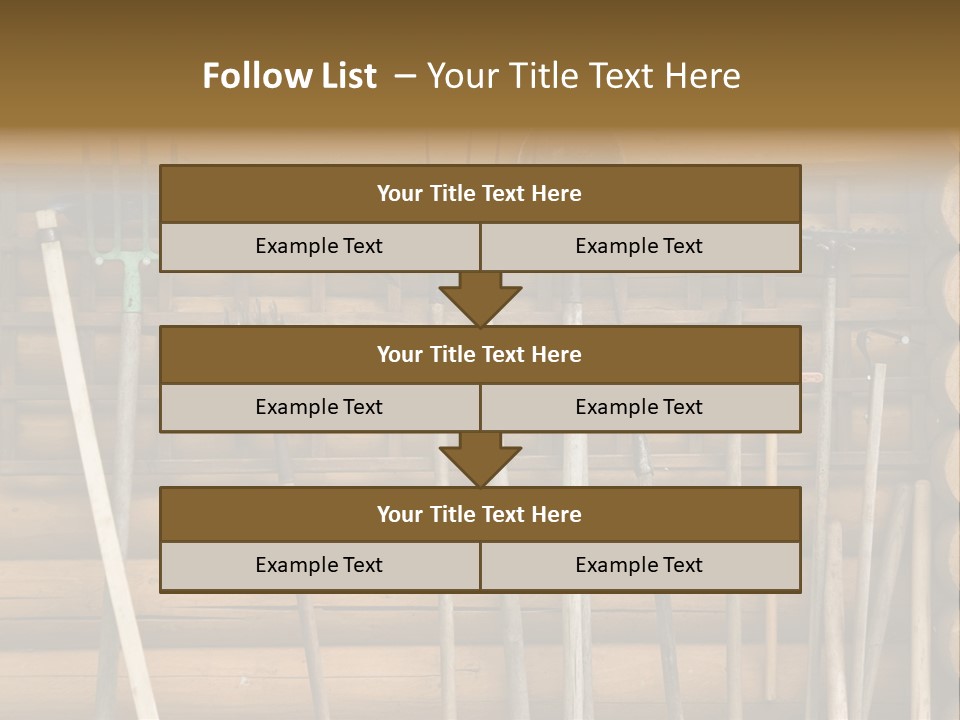 Rake Metal Design PowerPoint Template