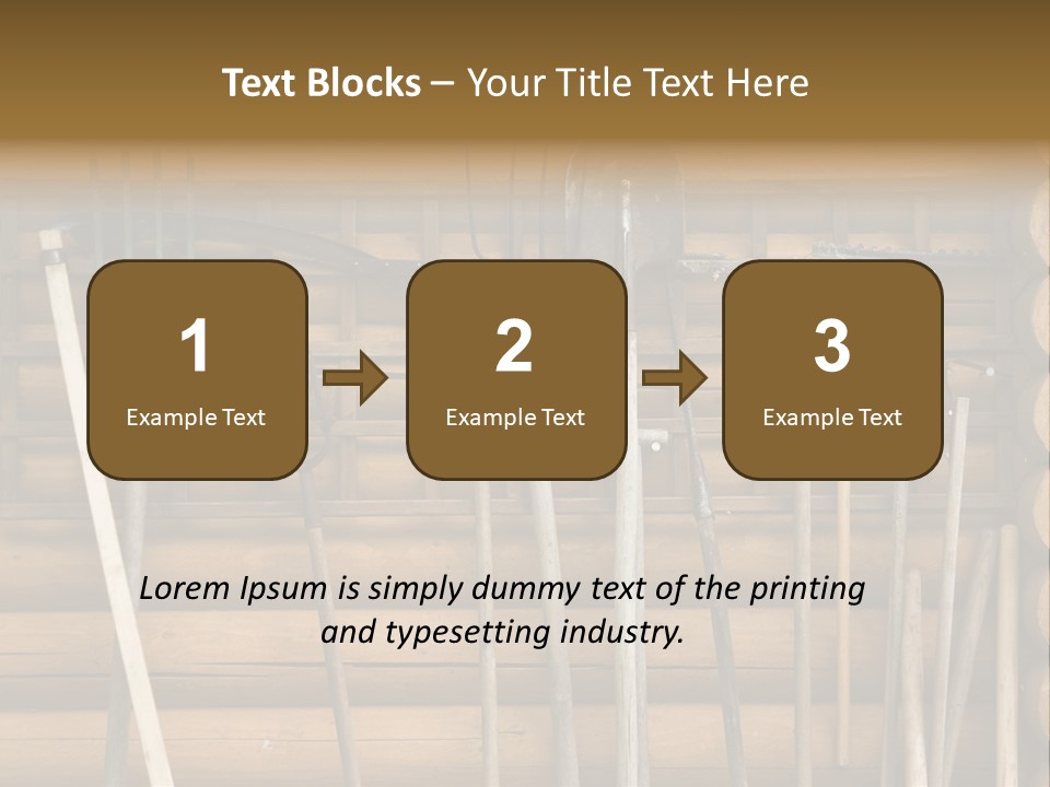 Rake Metal Design PowerPoint Template