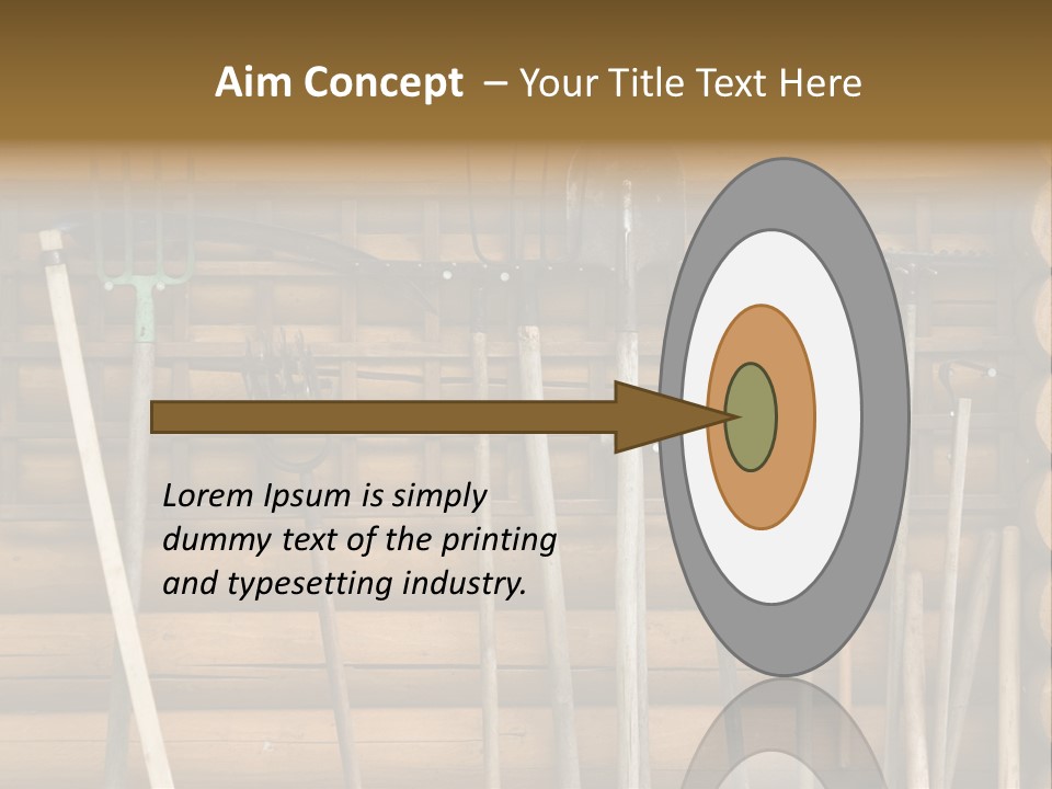 Rake Metal Design PowerPoint Template