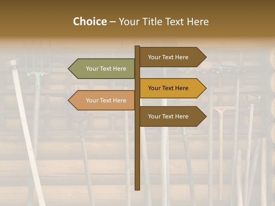 Rake Metal Design PowerPoint Template