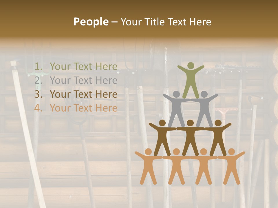 Rake Metal Design PowerPoint Template