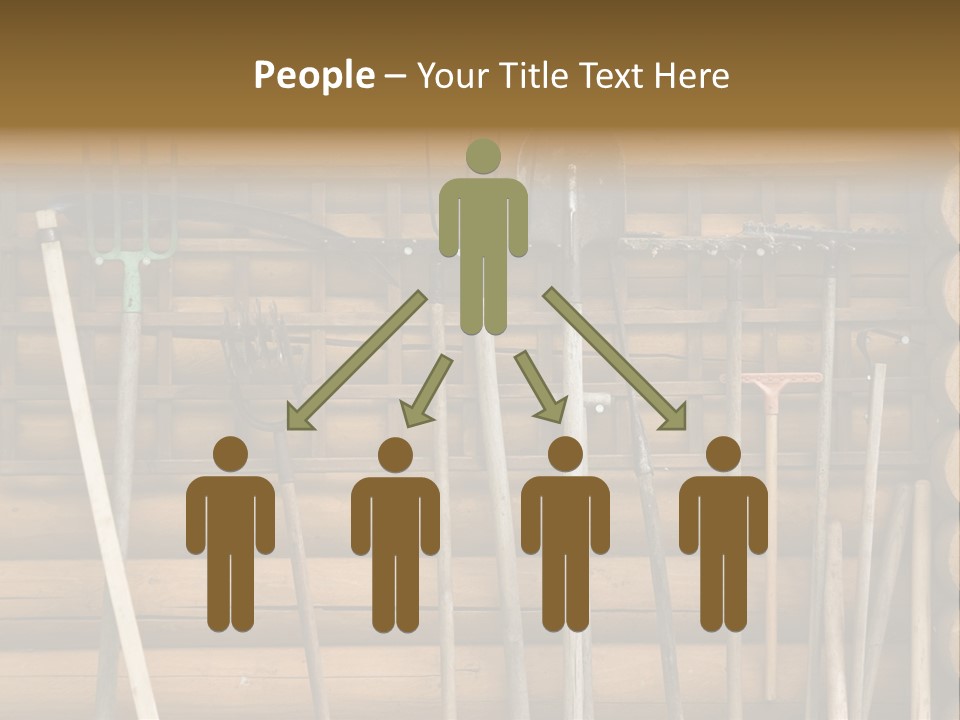 Rake Metal Design PowerPoint Template