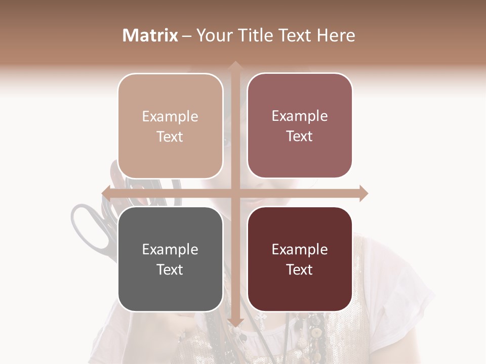 Arm Style Cutting PowerPoint Template