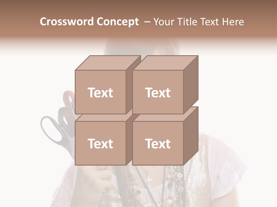 Arm Style Cutting PowerPoint Template