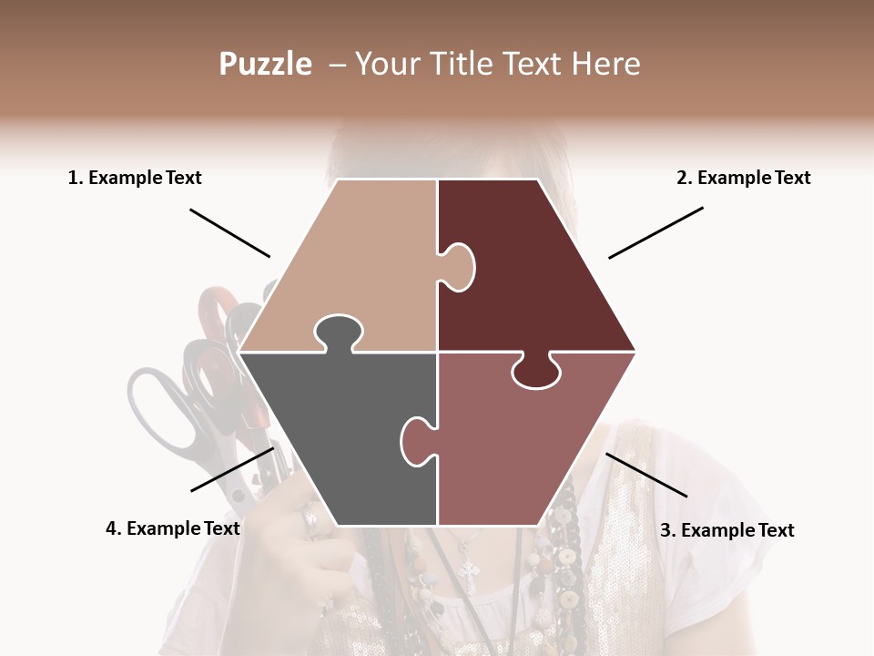 Arm Style Cutting PowerPoint Template