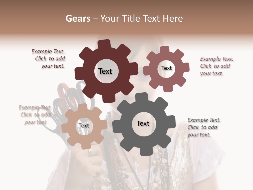 Arm Style Cutting PowerPoint Template