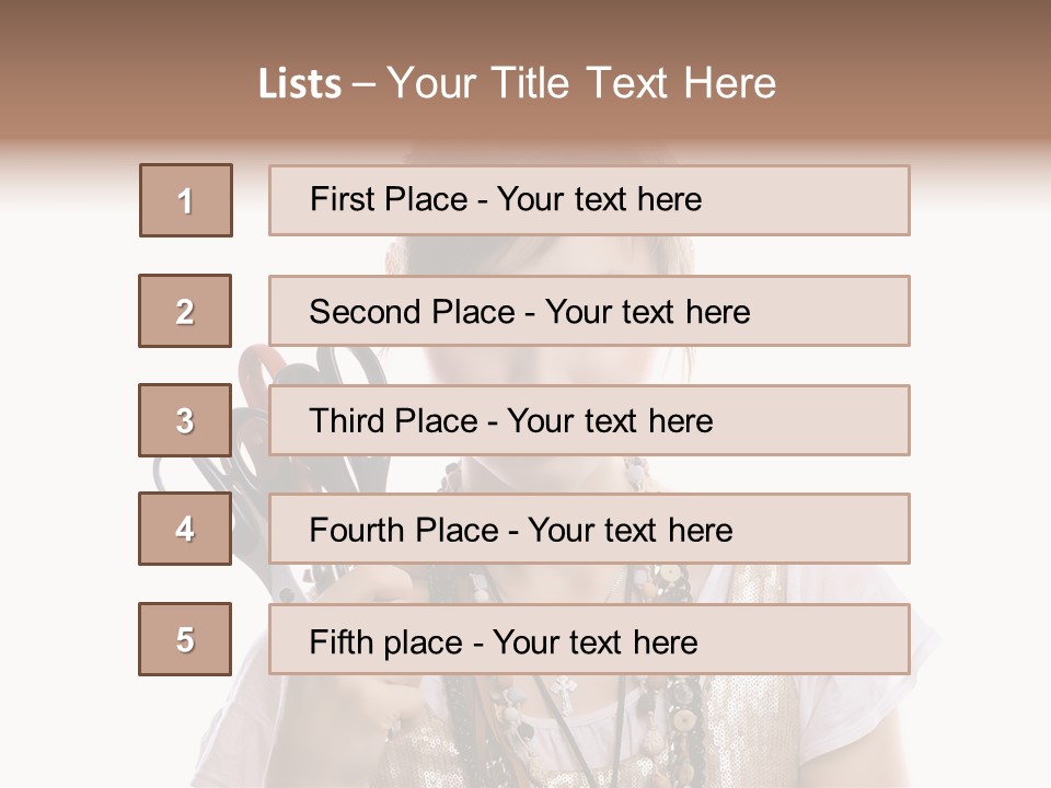 Arm Style Cutting PowerPoint Template