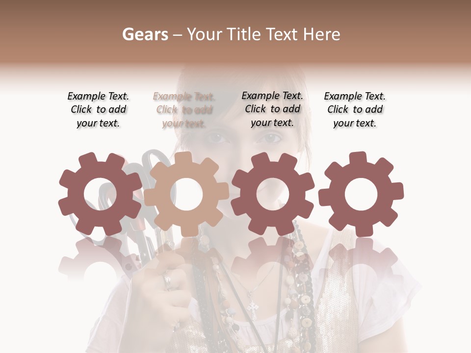 Arm Style Cutting PowerPoint Template