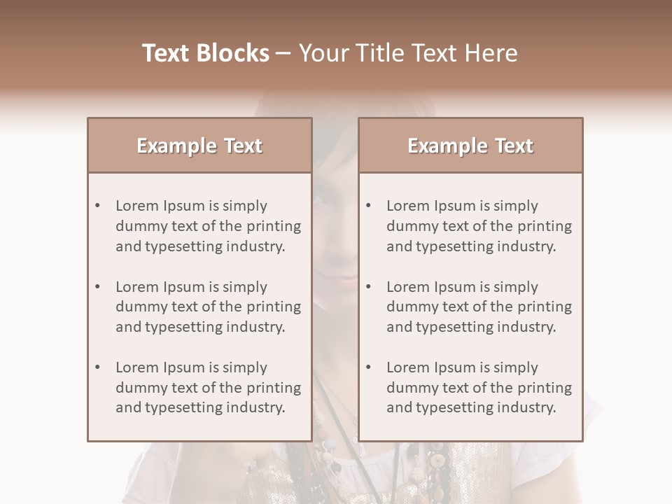 Arm Style Cutting PowerPoint Template