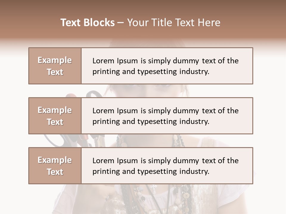 Arm Style Cutting PowerPoint Template