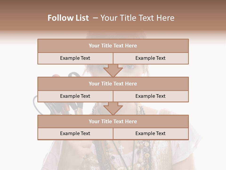 Arm Style Cutting PowerPoint Template