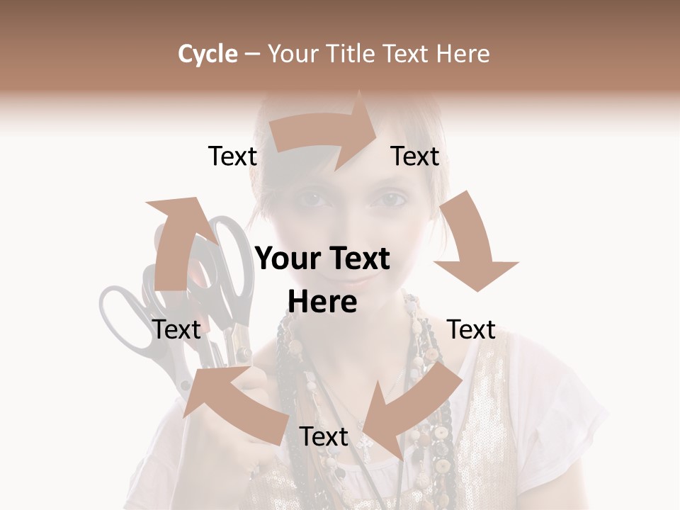 Arm Style Cutting PowerPoint Template