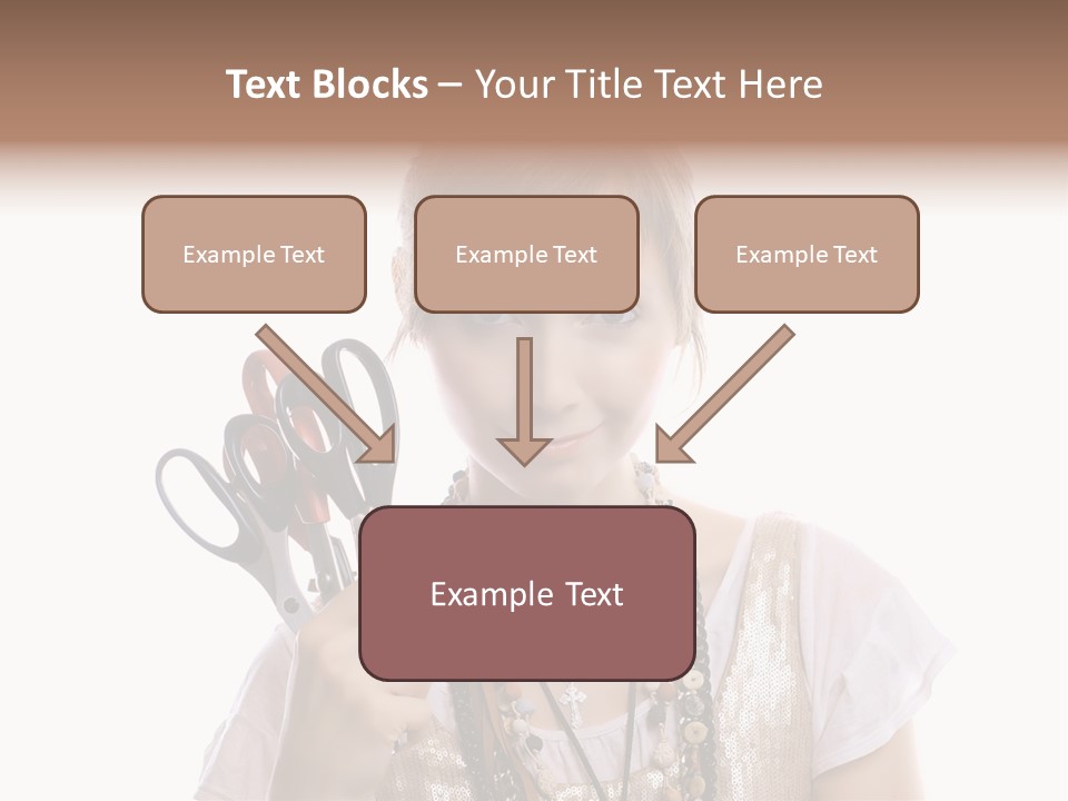 Arm Style Cutting PowerPoint Template