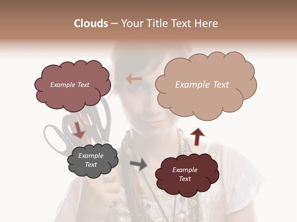 Arm Style Cutting PowerPoint Template