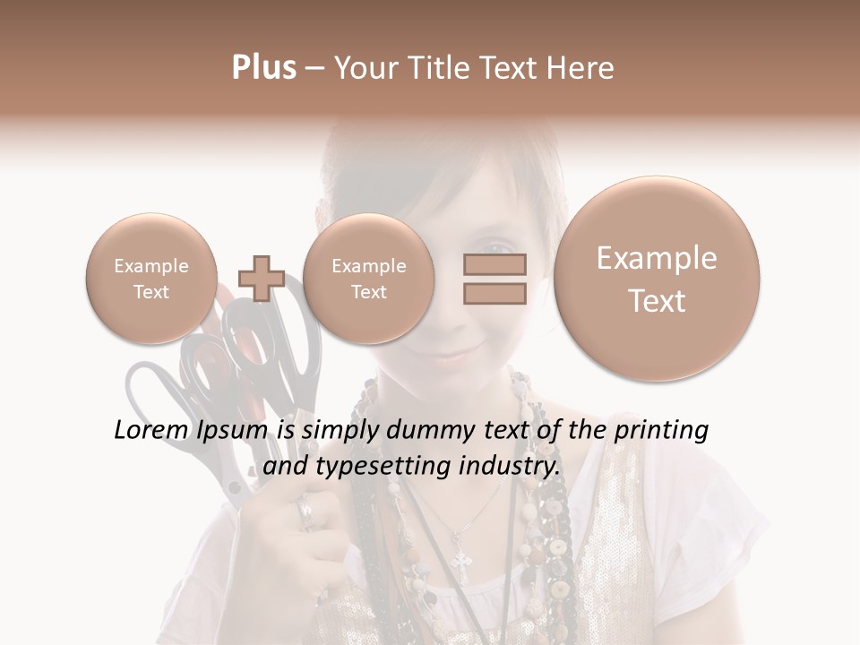 Arm Style Cutting PowerPoint Template