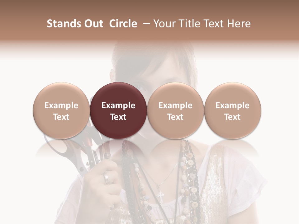 Arm Style Cutting PowerPoint Template
