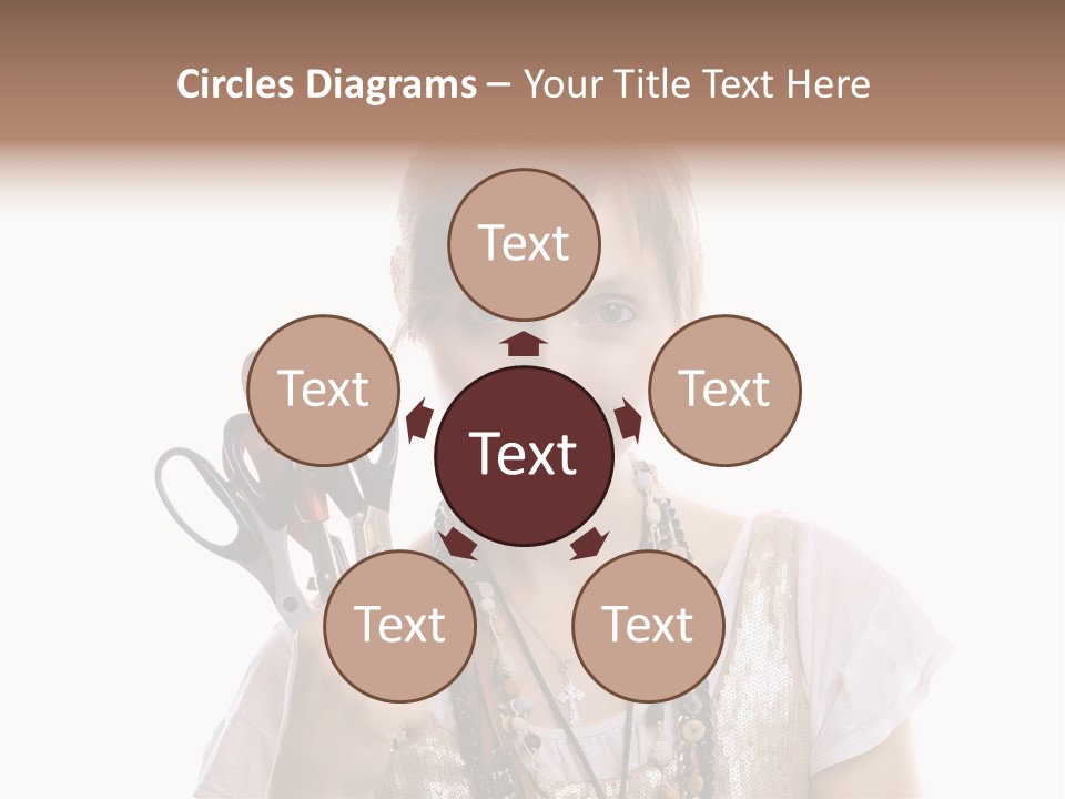 Arm Style Cutting PowerPoint Template