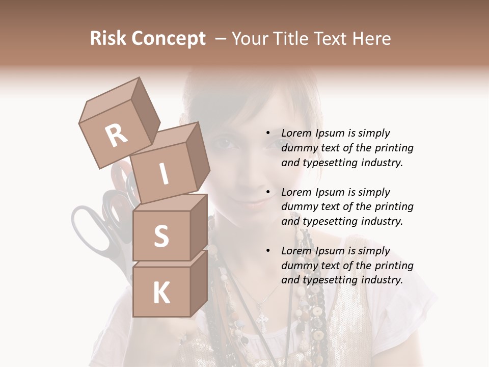 Arm Style Cutting PowerPoint Template